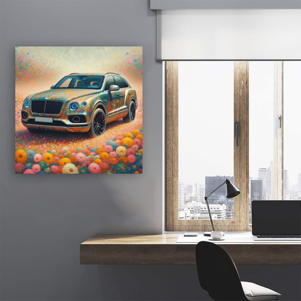 Bentayga Bentley in Impressionism Style - Luxury on Wheels