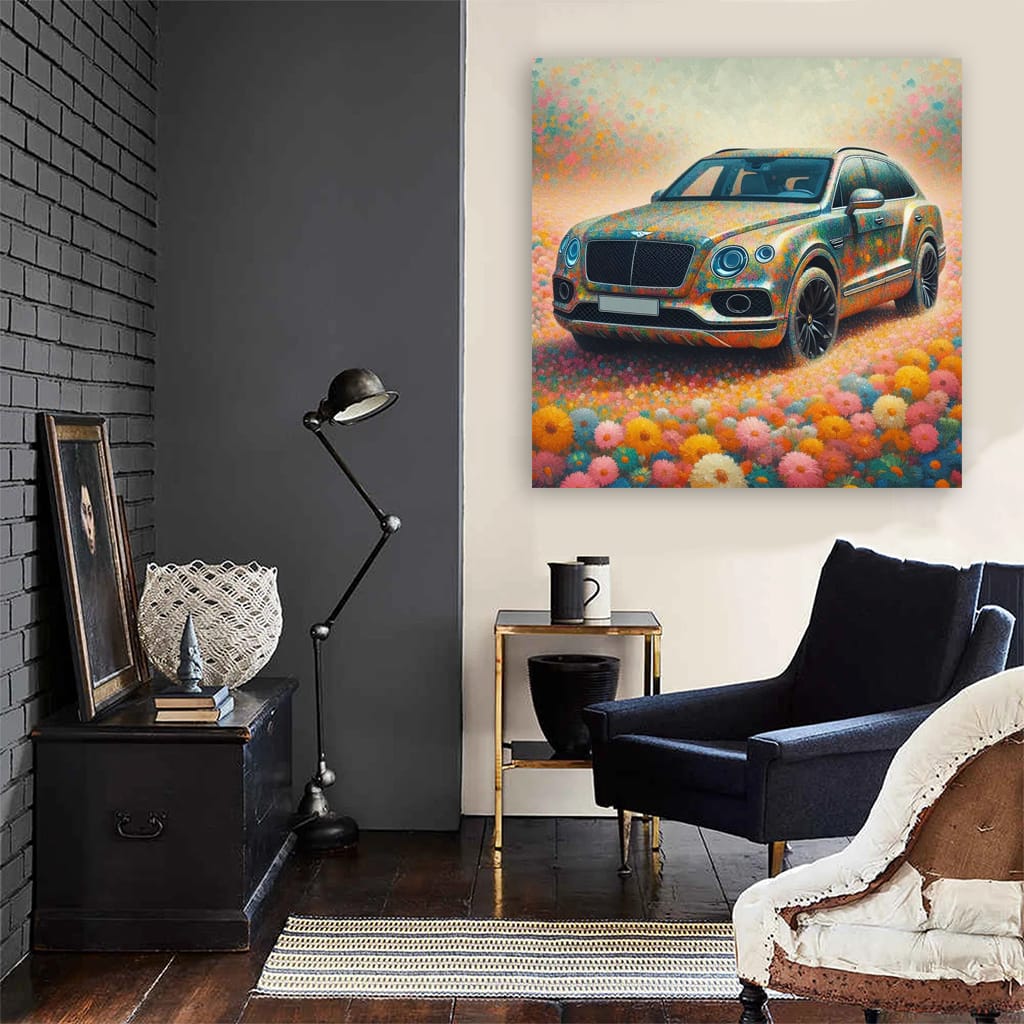 Bentayga Bentley in Impressionism Style - Luxury on Wheels