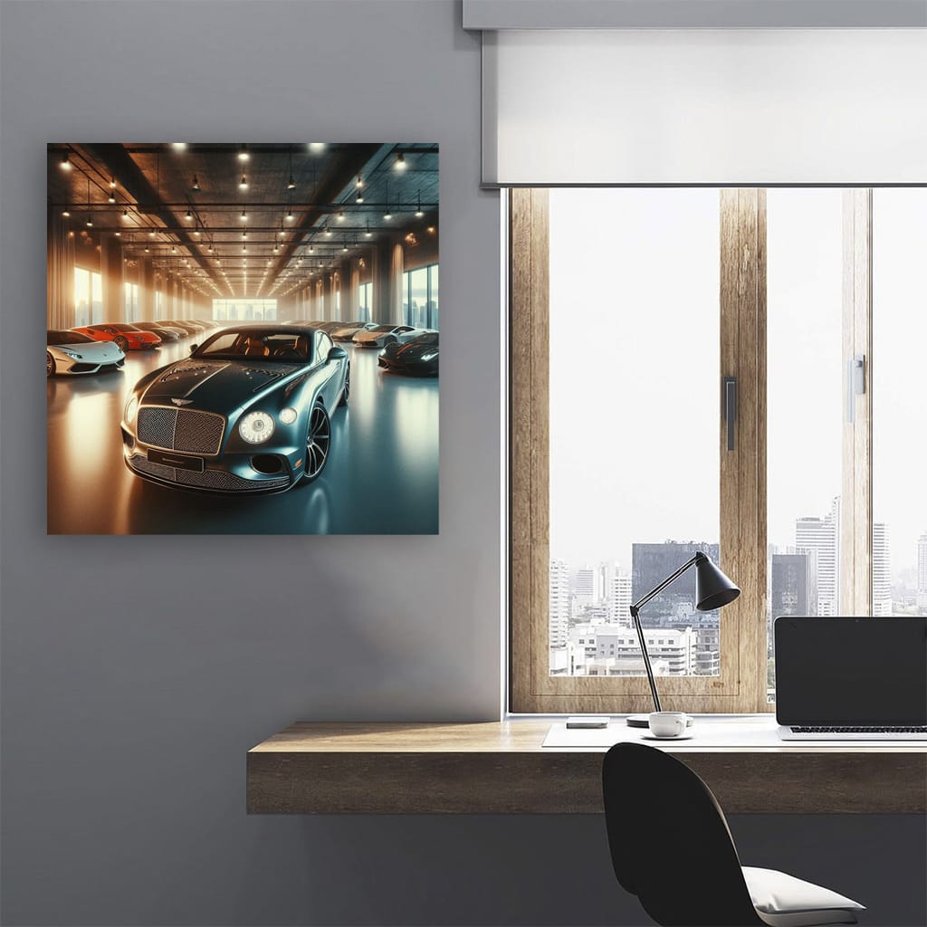 Bentley Continental GT in Garage - Power Meets Elegance