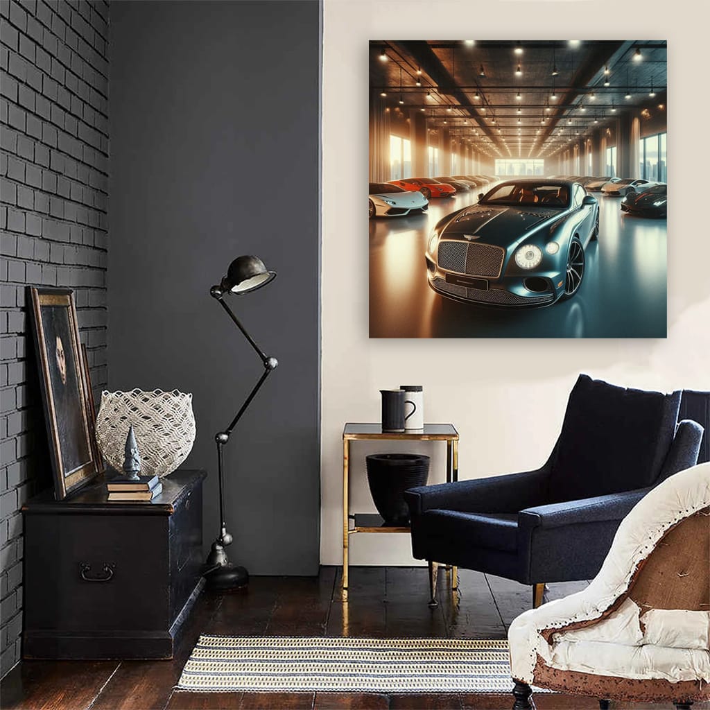 Bentley Continental GT in Garage - Power Meets Elegance