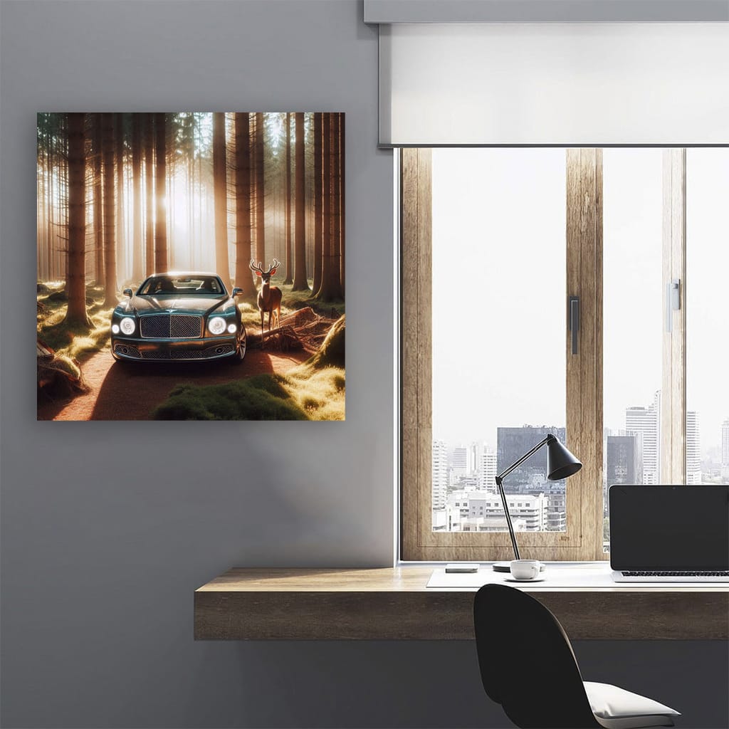 Bentley Mulsanne in Forest - Elegance Meets Power