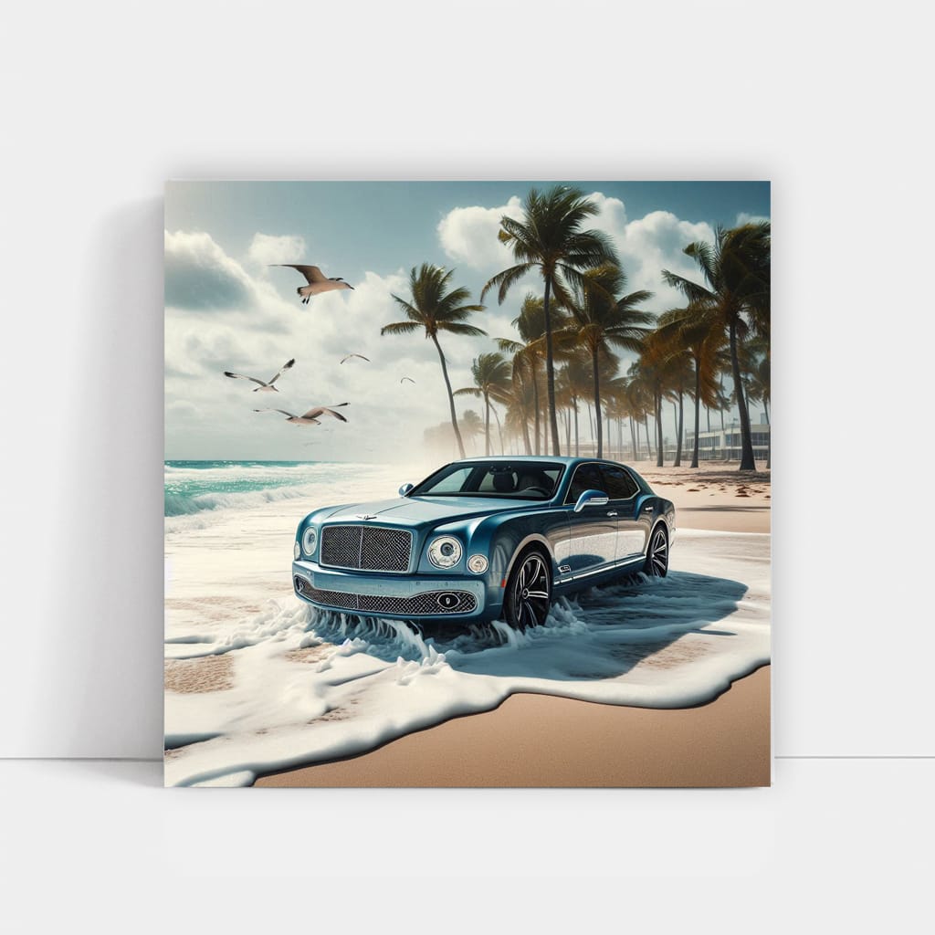 Bentley Mulsanne on Beach - Luxury Meets Elegance