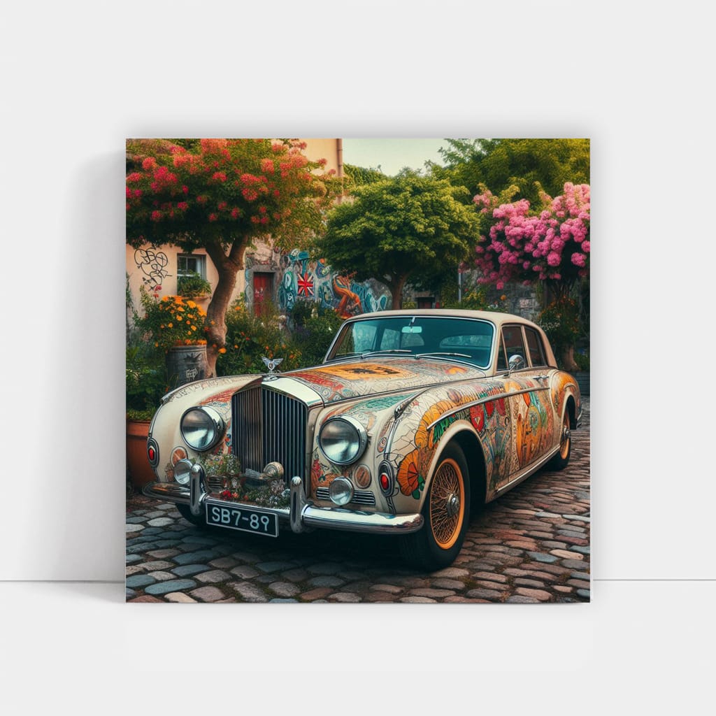 Vintage Bentley Abstract Design - Classic Elegance