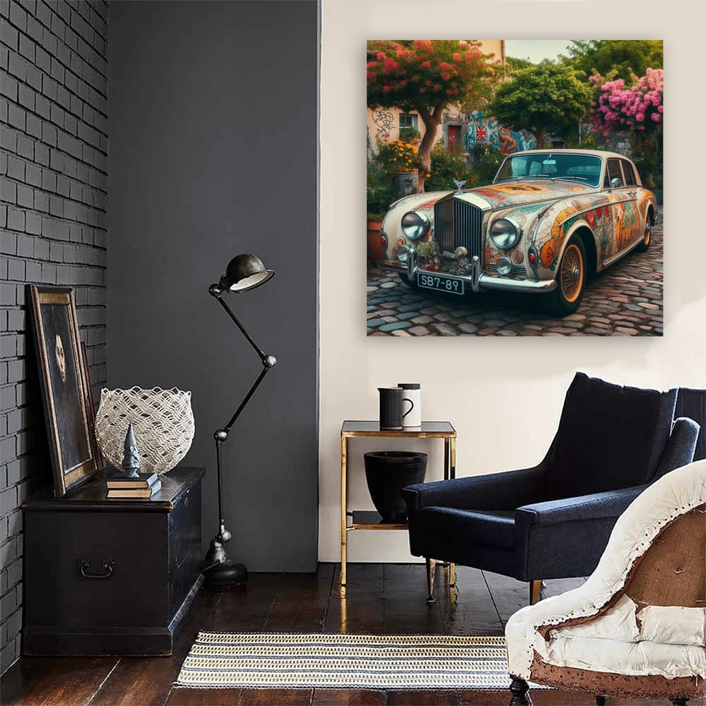 Vintage Bentley Abstract Design - Classic Elegance