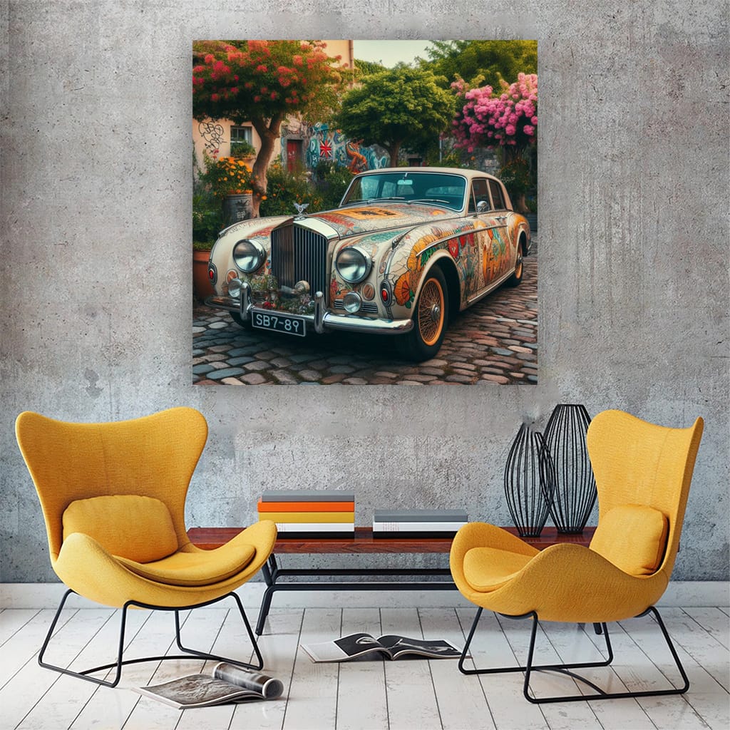Vintage Bentley Abstract Design - Classic Elegance