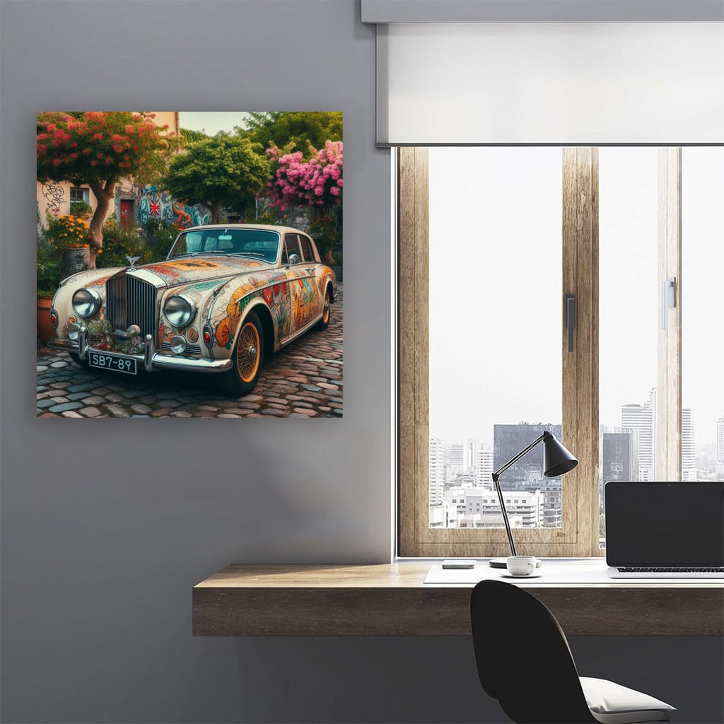 Vintage Bentley Abstract Design - Classic Elegance