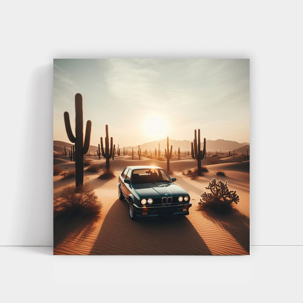 BMW E30 3 Series in Desert - Timeless Driving Legend