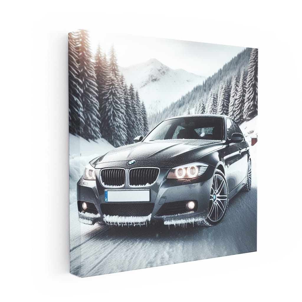 BMW E90 3 Series in Winter - Elegance Meets Performance