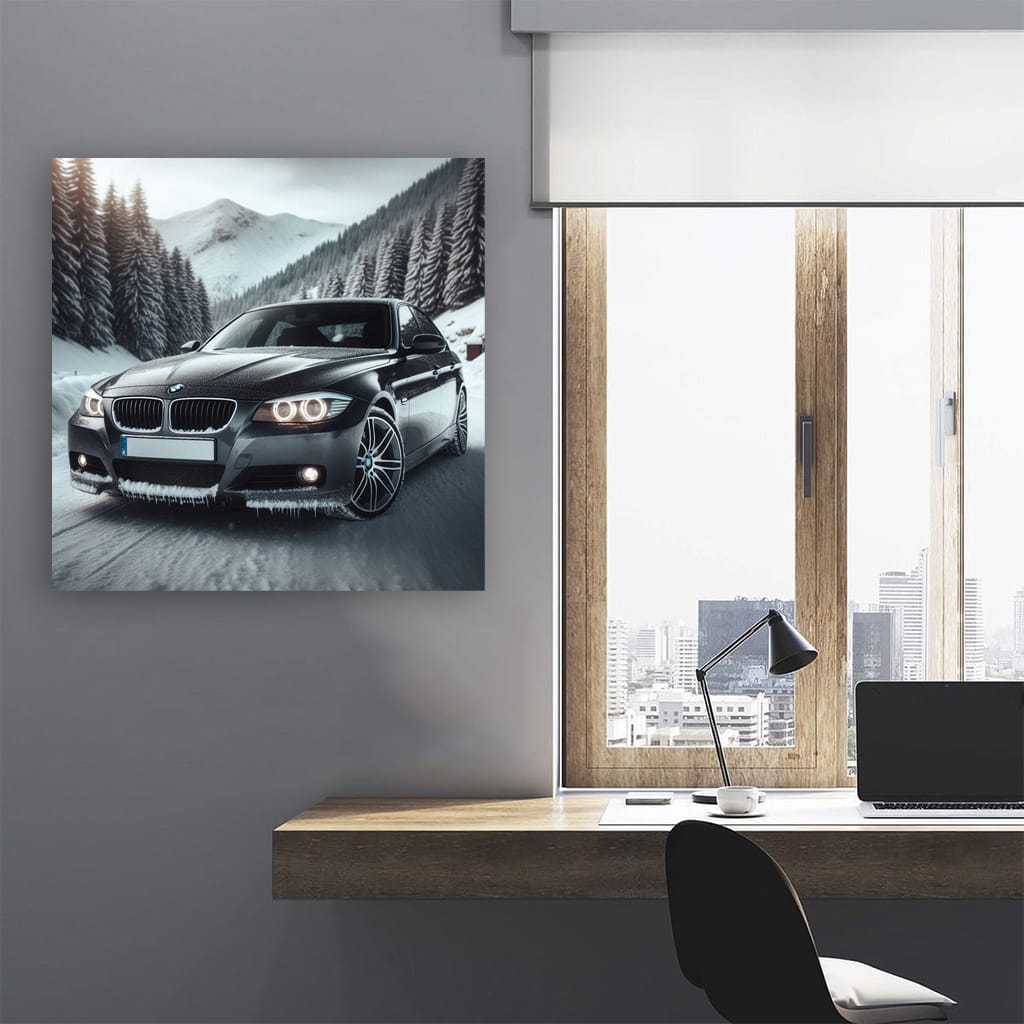 BMW E90 3 Series in Winter - Elegance Meets Performance