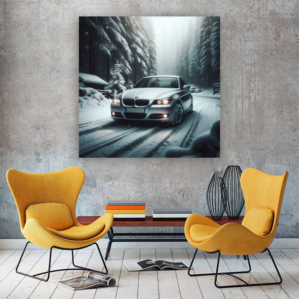 BMW E90 3 Series Winter Drive - Precision and Elegance