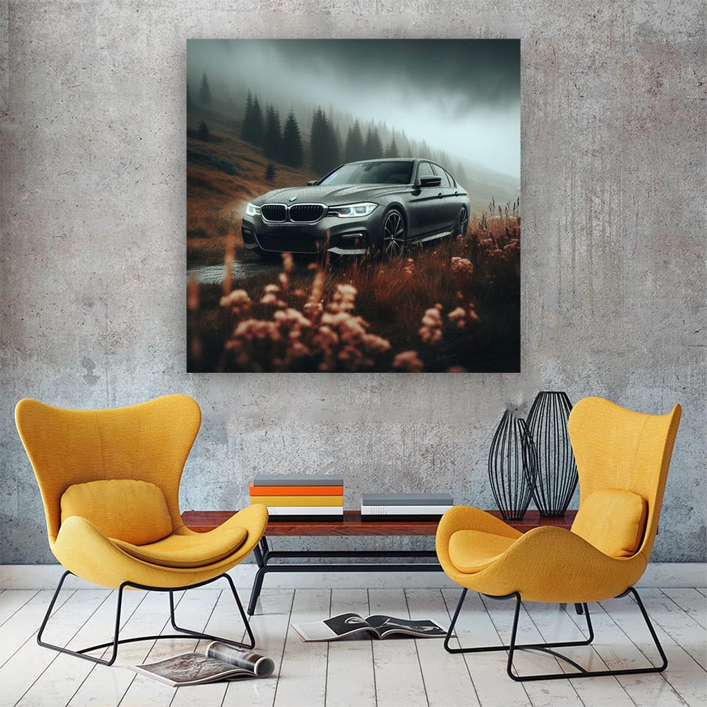 BMW 3 Series in Cloudy Skies - Elegant and Timeless Style