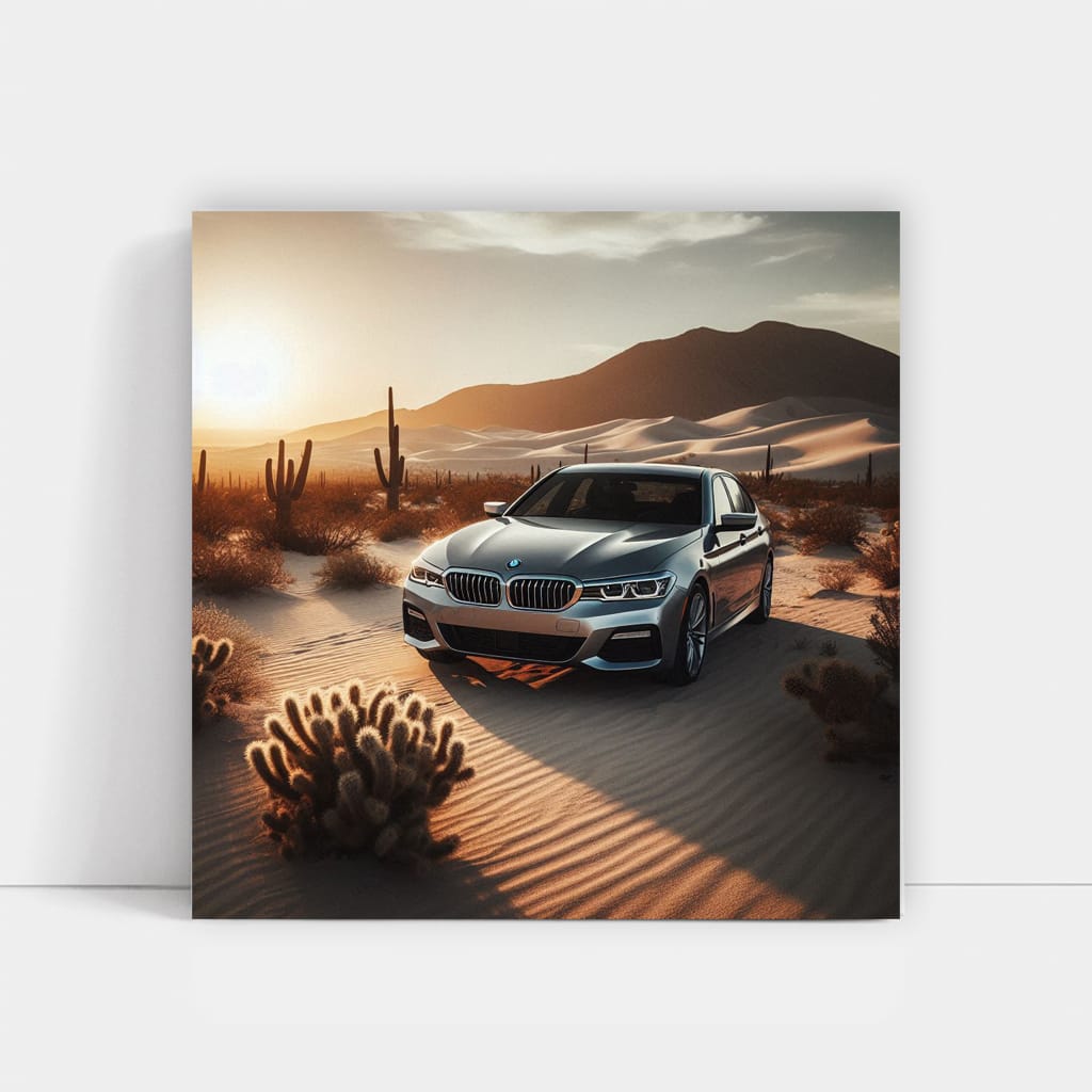 BMW 5 Series in Desert: Power and Elegance Unleashed