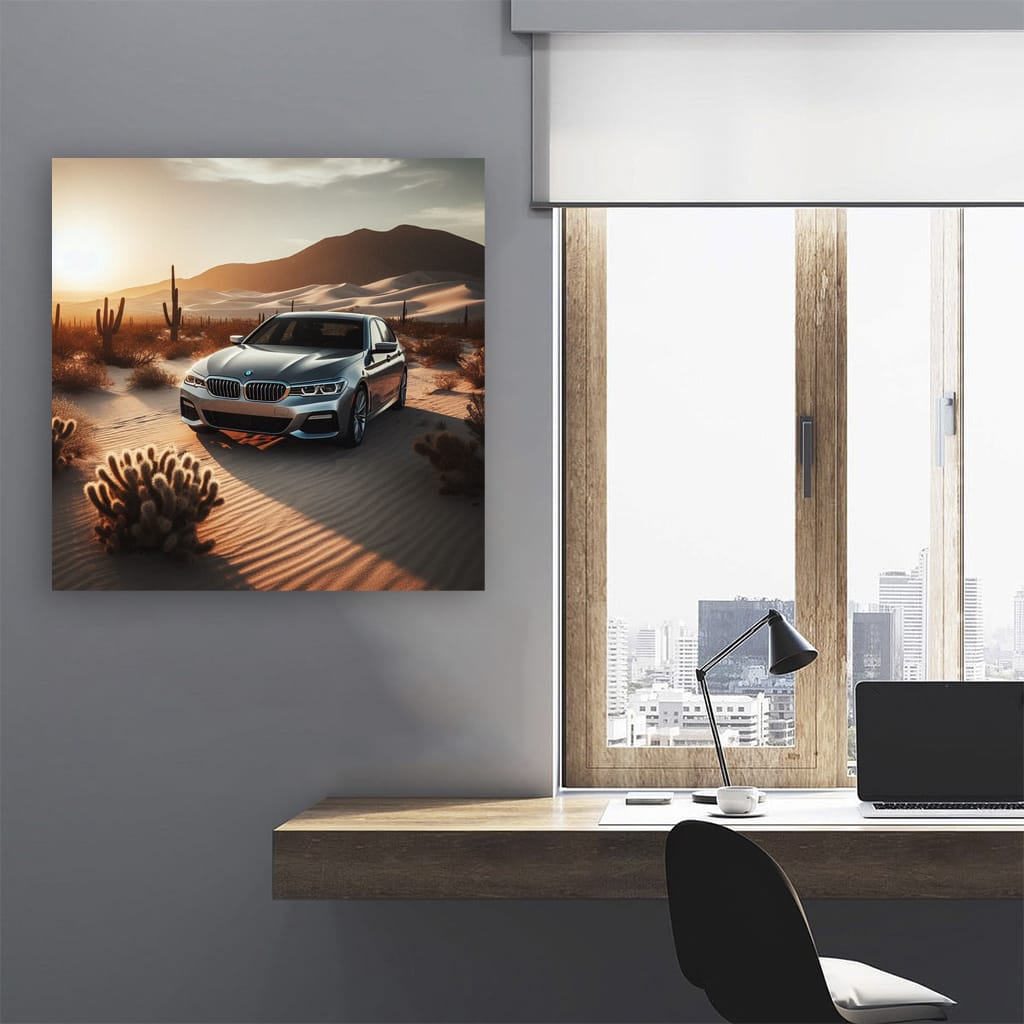 BMW 5 Series in Desert: Power and Elegance Unleashed