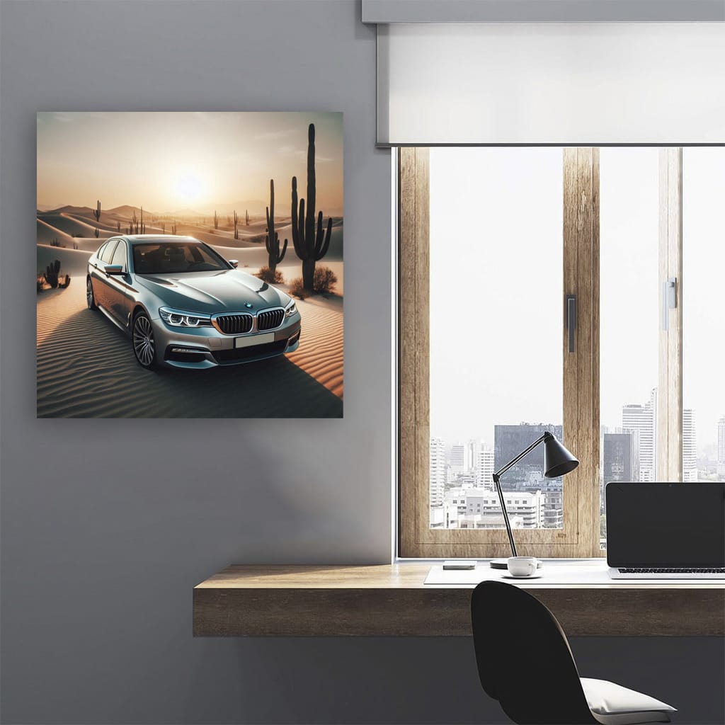 BMW 5 Series in Desert - Elegance Meets Adventure