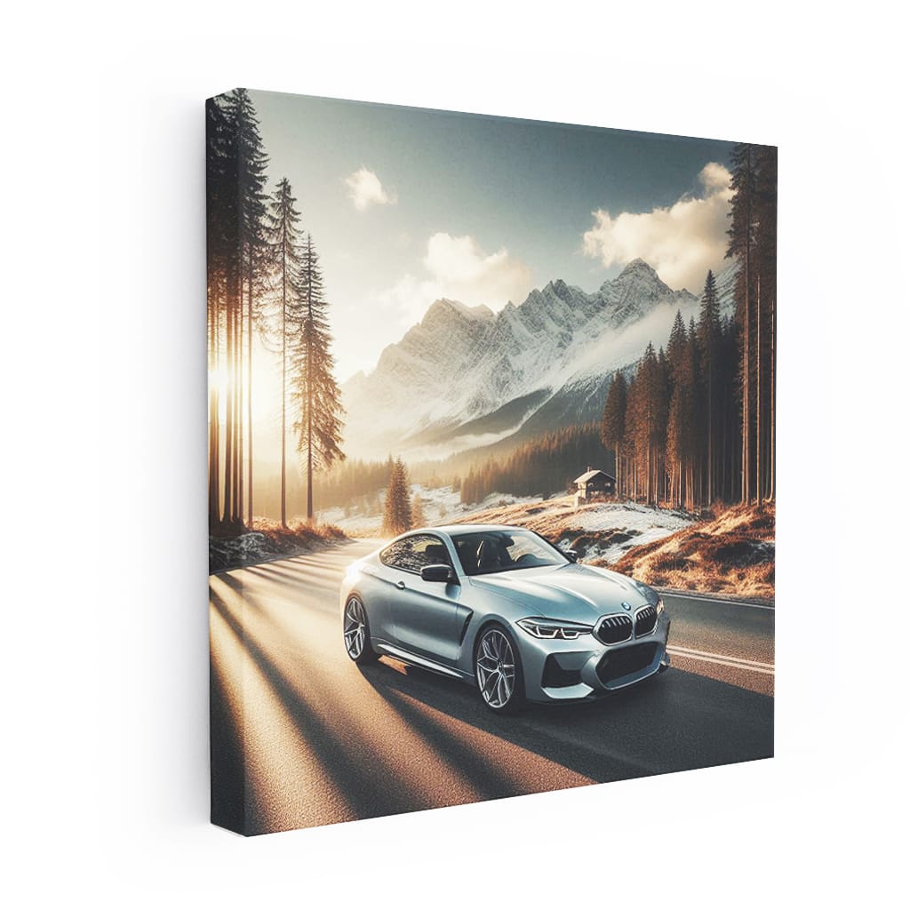 BMW G15 8 Series in Mountainous Terrain - Pure Elegance