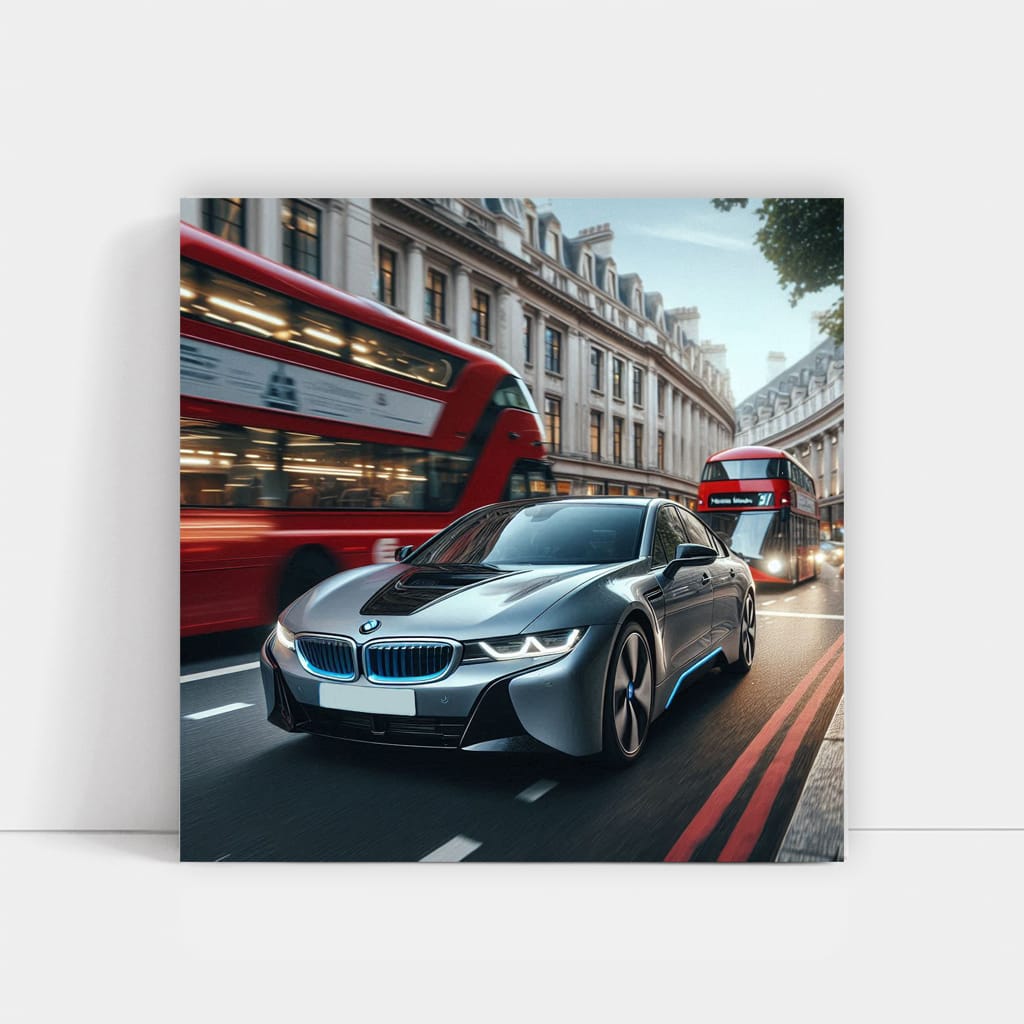 BMW i8 in London - Visionary Hybrid Sports Car