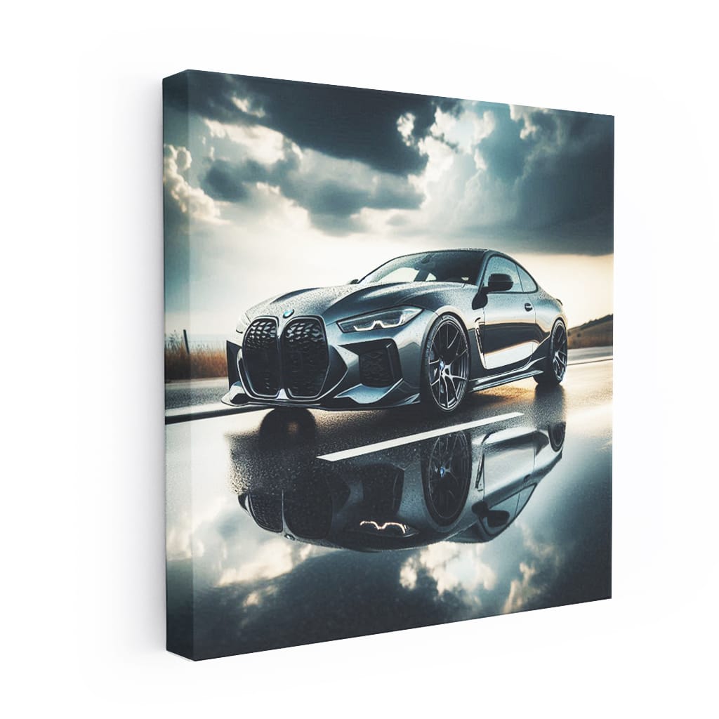 BMW M4 in Overcast Skies: Power Meets Elegance