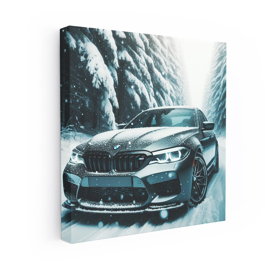 BMW M5 in Snowfall - Power Meets Precision and Performance