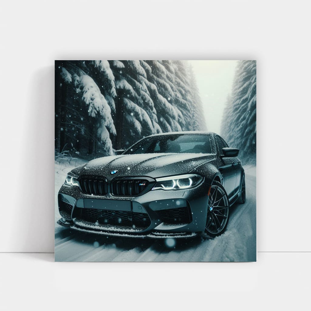 BMW M5 in Snowfall - Power Meets Precision and Performance