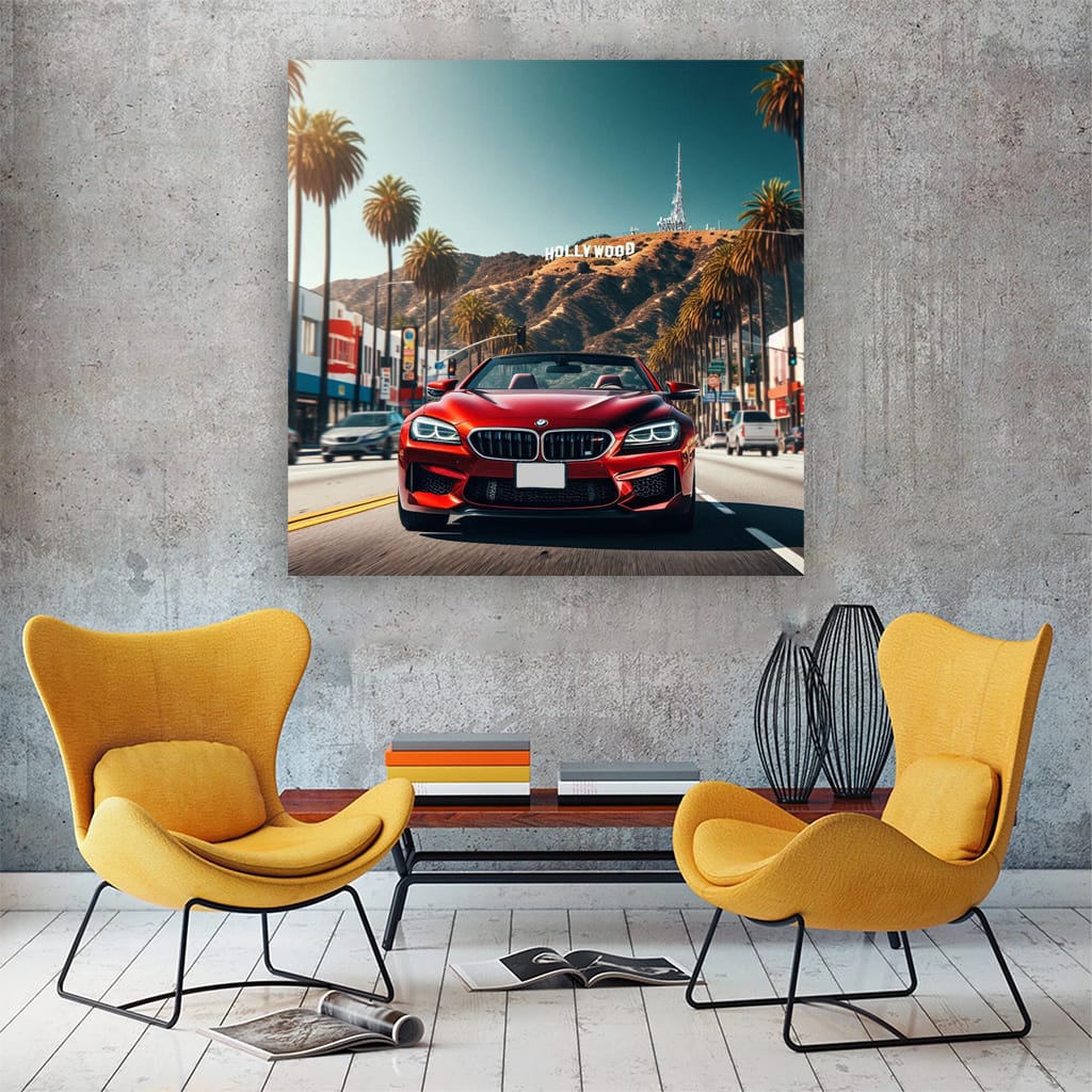 Stunning Red BMW M6 in Los Angeles - Power and Elegance