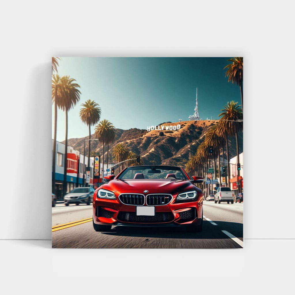 Stunning Red BMW M6 in Los Angeles - Power and Elegance