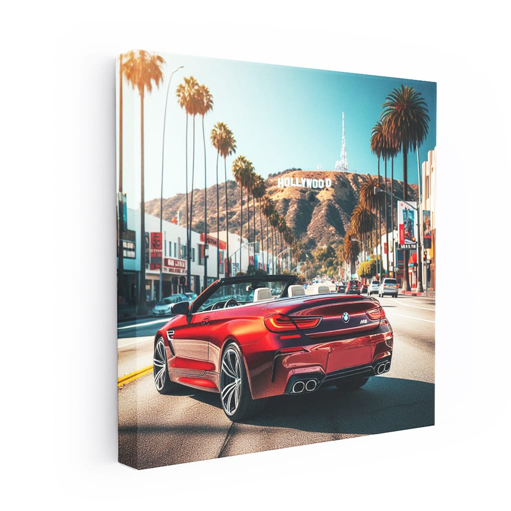 Red BMW M6 Los Angeles - Sleek Powerhouse on Wheels