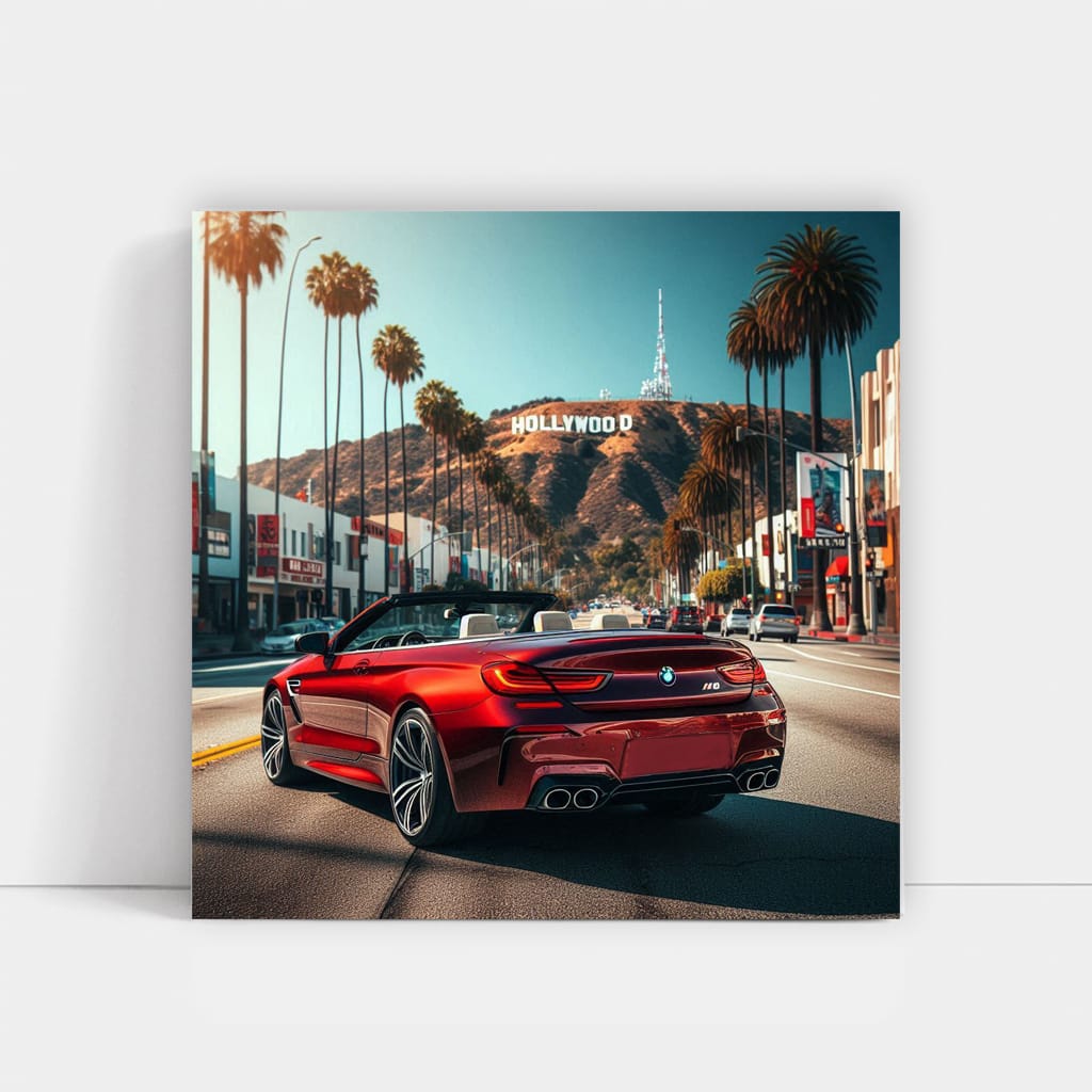 Red BMW M6 Los Angeles - Sleek Powerhouse on Wheels