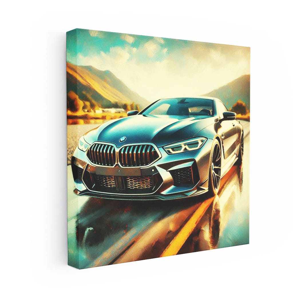 Impressionistic BMW M8: Masterpiece of Speed and Style