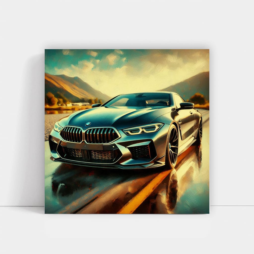 Impressionistic BMW M8: Masterpiece of Speed and Style
