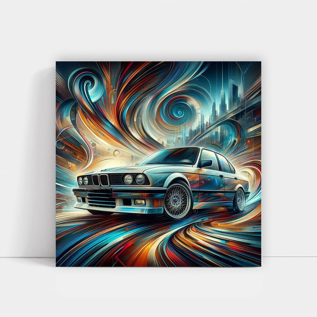 BMW Classic Abstract ZALM - Timeless Elegance and Power