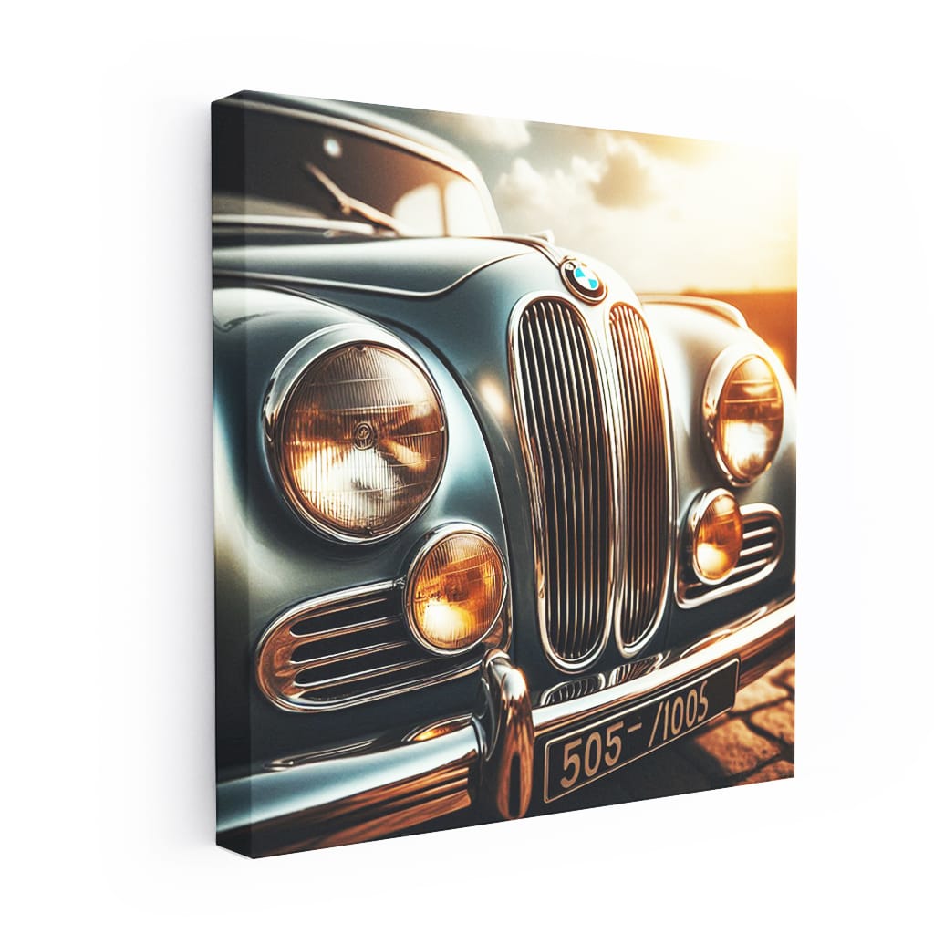 Vintage BMW Hood - Classic Retro Style Elegance