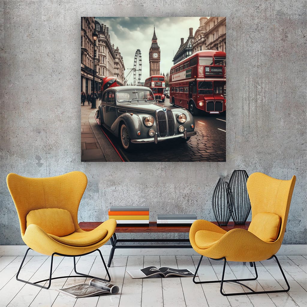 Classic Vintage BMW in London - Retro Charm and Style