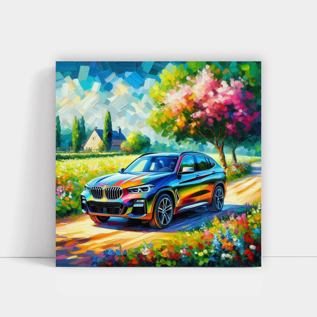 Impressionist BMW X3 - Striking Elegance in Motion