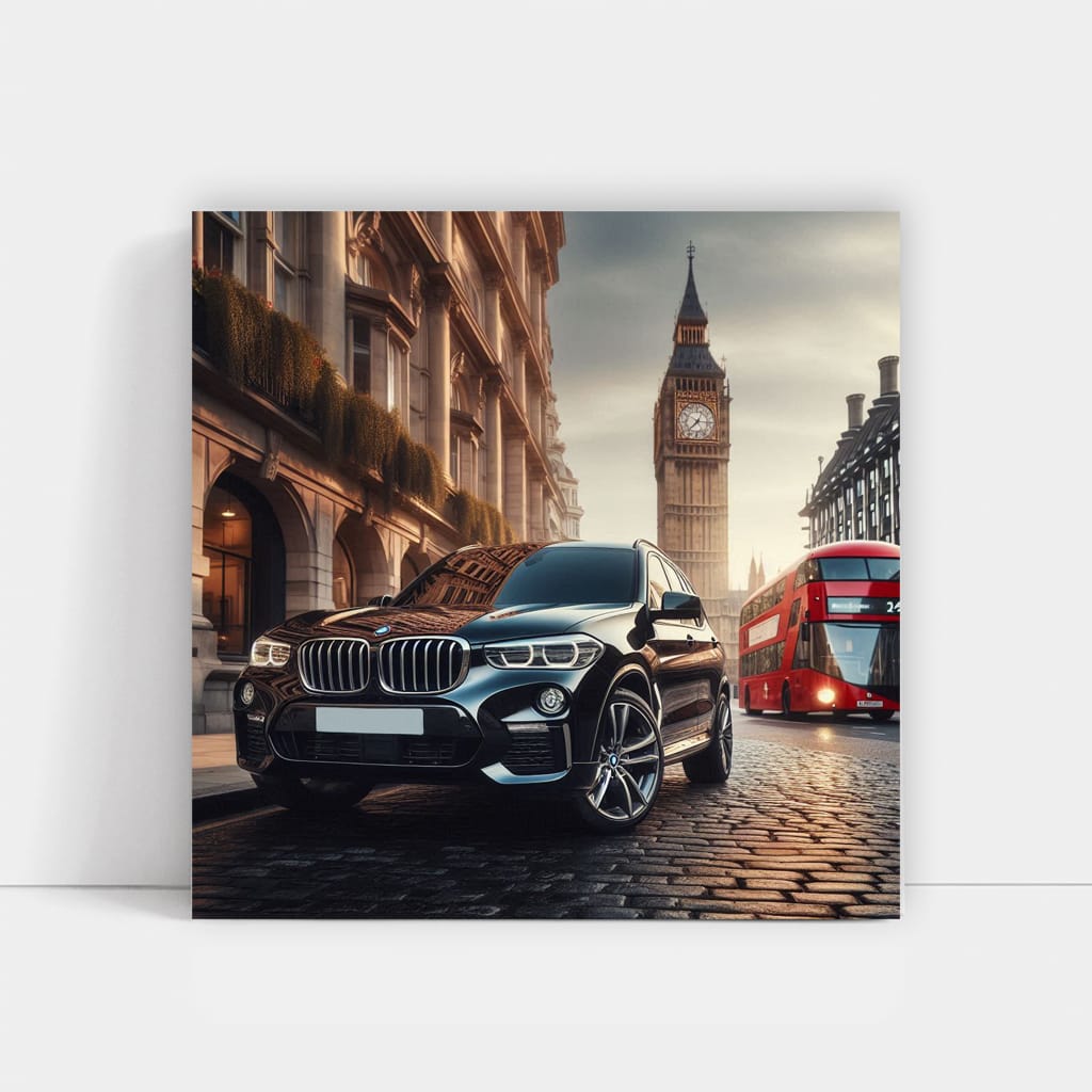 London Black BMW X3 - Sleek Urban Elegance