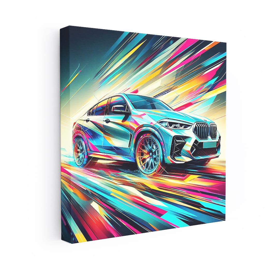 BMW X6M Abstract Art - Dynamic Elegance in Motion