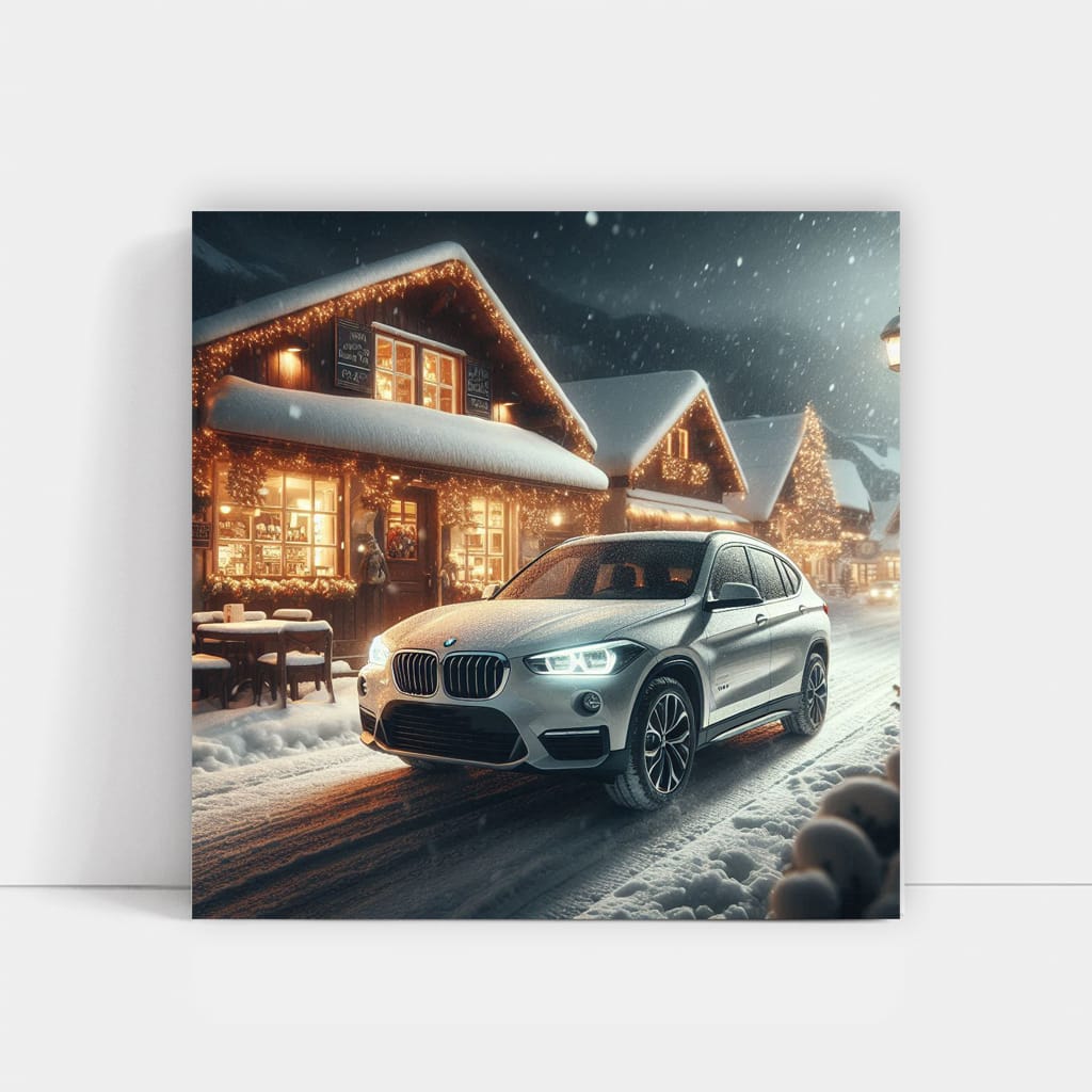 BMW X in Winter Wonderland - Power Meets Elegance