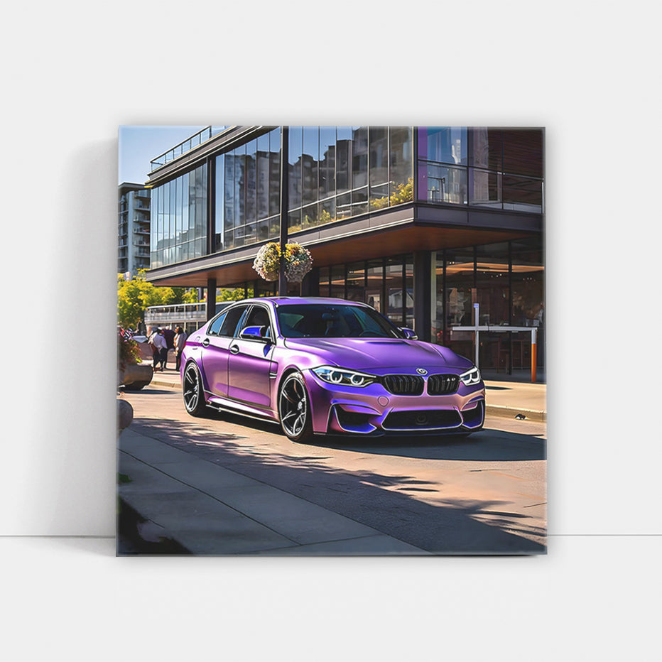 Purple BMW M3 in Seattle WA - Blend of Power and Elegance