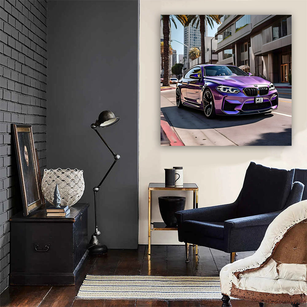 Purple BMW M6 in Los Angeles, CA - Sleek and Stylish Ride