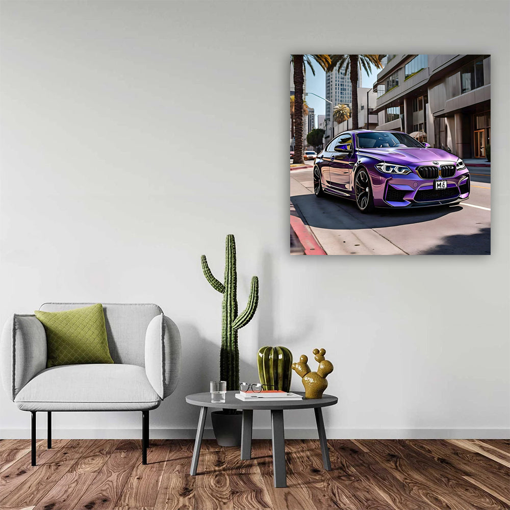 Purple BMW M6 in Los Angeles, CA - Sleek and Stylish Ride