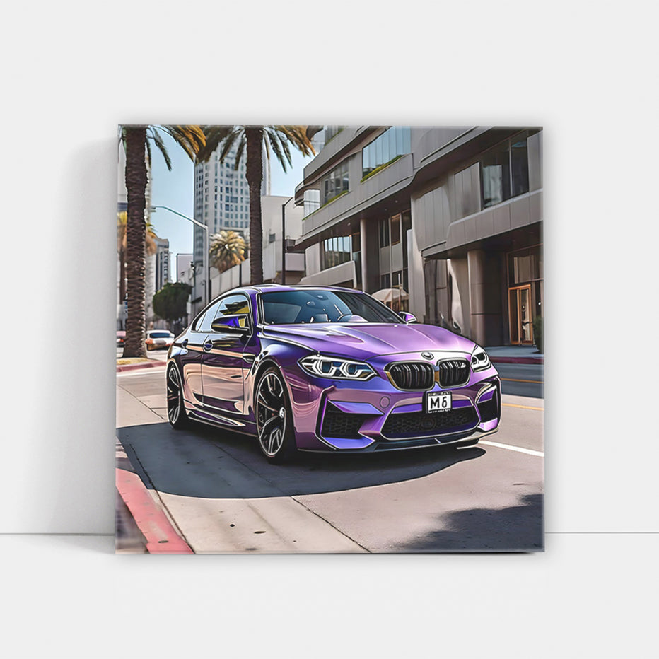 Purple BMW M6 in Los Angeles, CA - Sleek and Stylish Ride