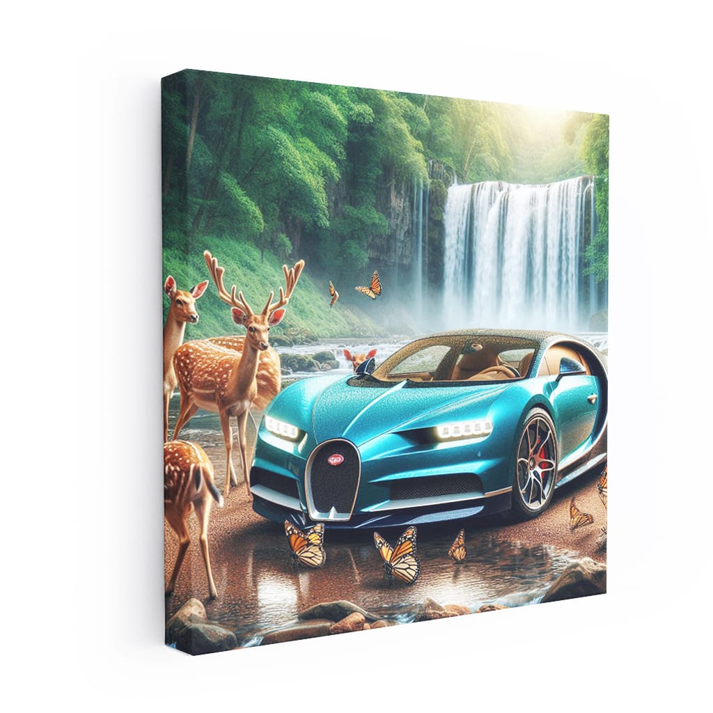 Bugatti Chiron in National Park - Ultimate Luxury Speed