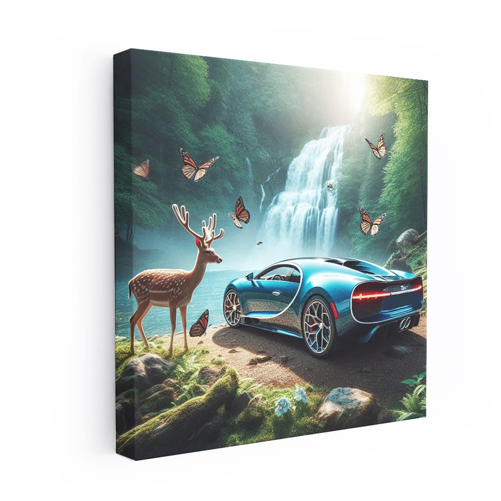 Bugatti Chiron in National Park - Ultimate Luxury Speed