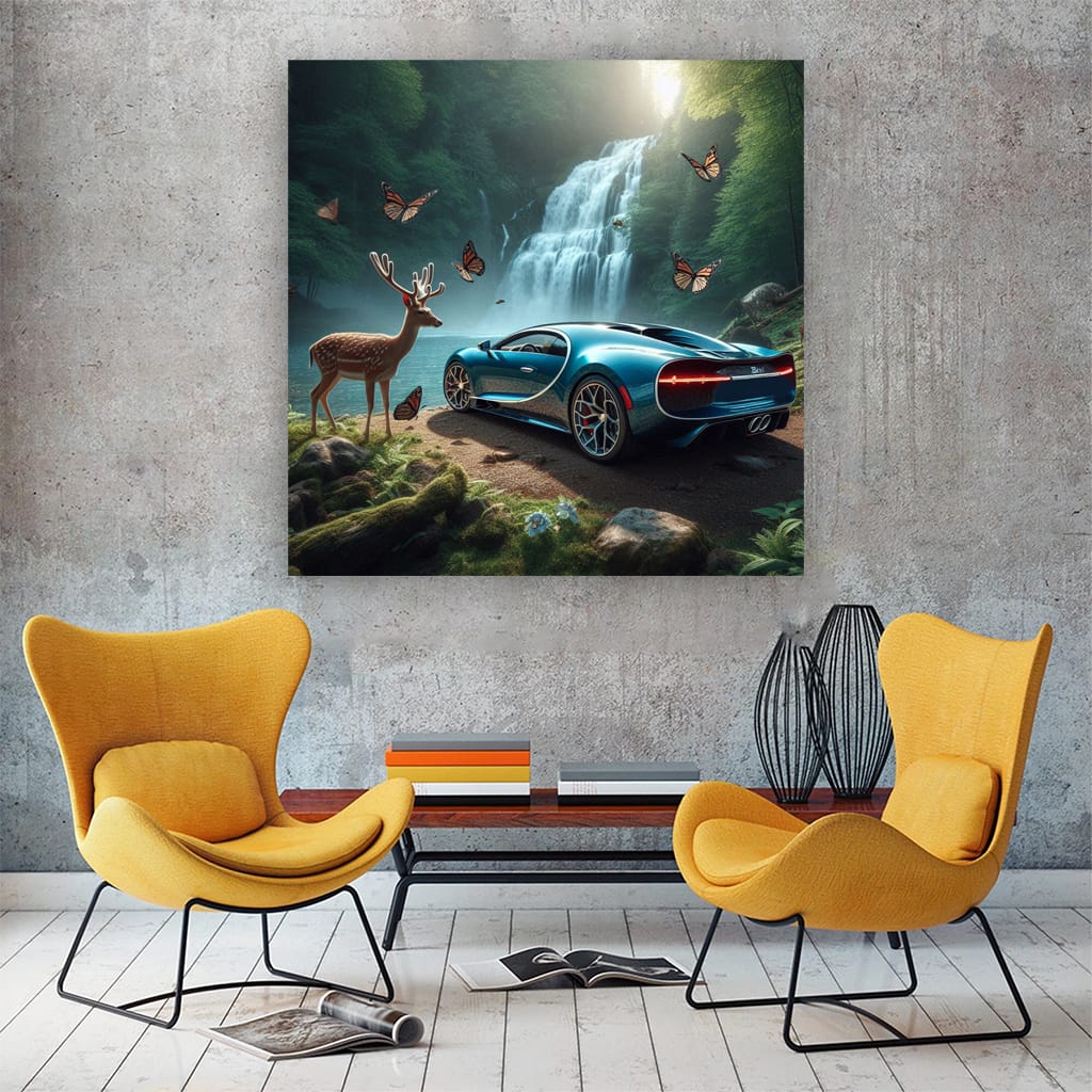 Bugatti Chiron in National Park - Ultimate Luxury Speed