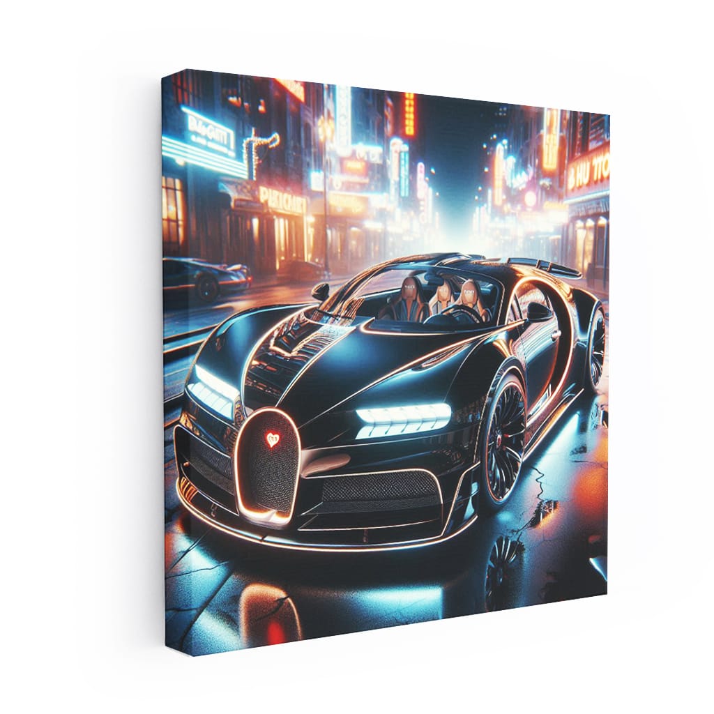 Bugatti La Voiture Noire Neon - Masterpiece in Motion