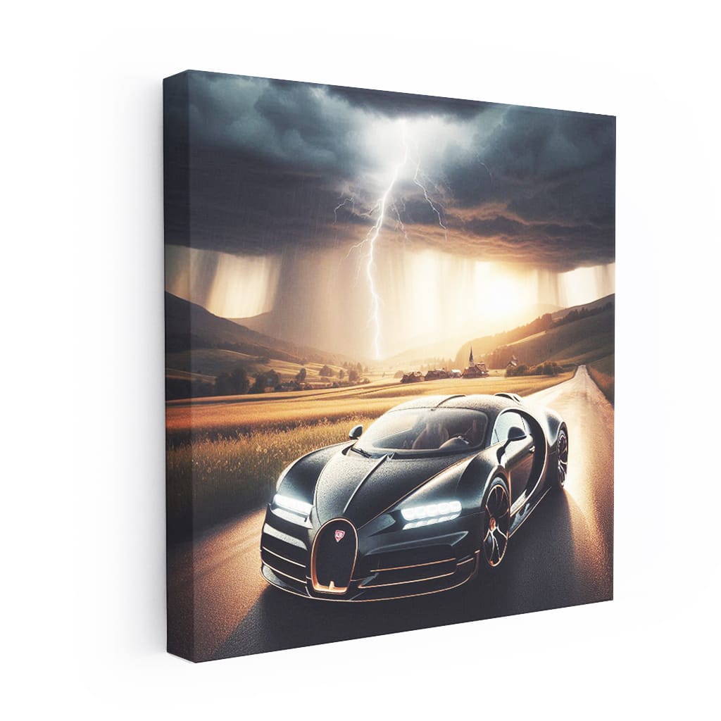 Thunderstorm Bugatti La Voiture Noire: Ultimate Elegance