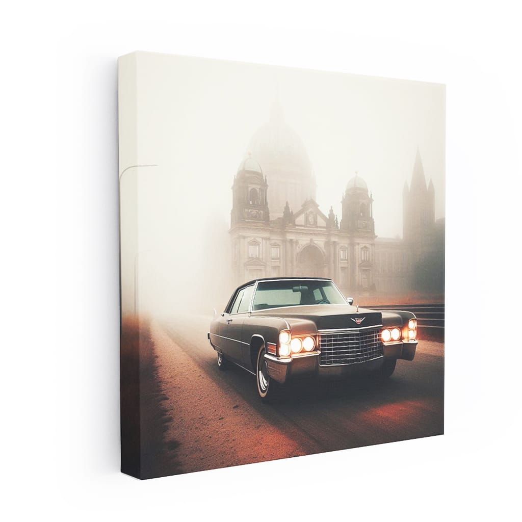 Cadillac CT6 on Foggy Day - Elegance in Motion