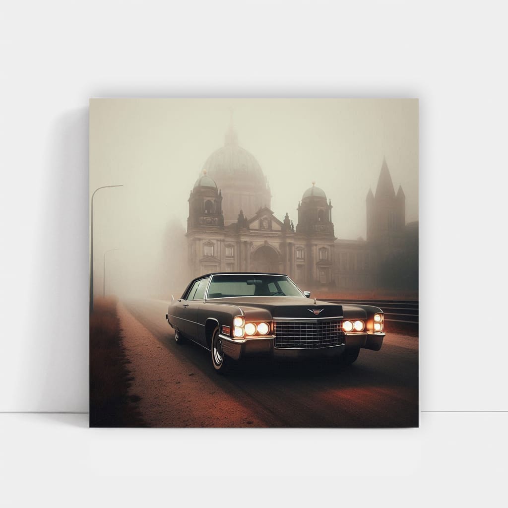 Cadillac CT6 on Foggy Day - Elegance in Motion