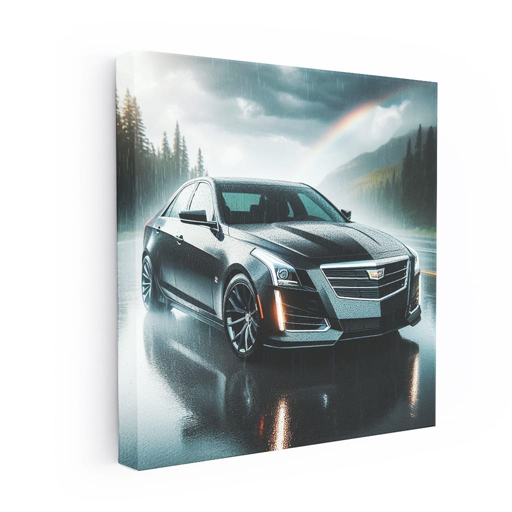 Cadillac CTS in Overcast Weather - Elegance in Motion