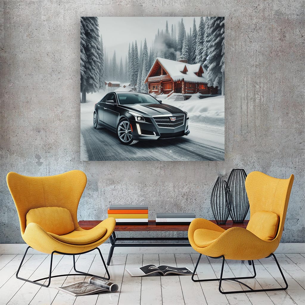 Cadillac CTS in Winter - Elegance Meets Performance