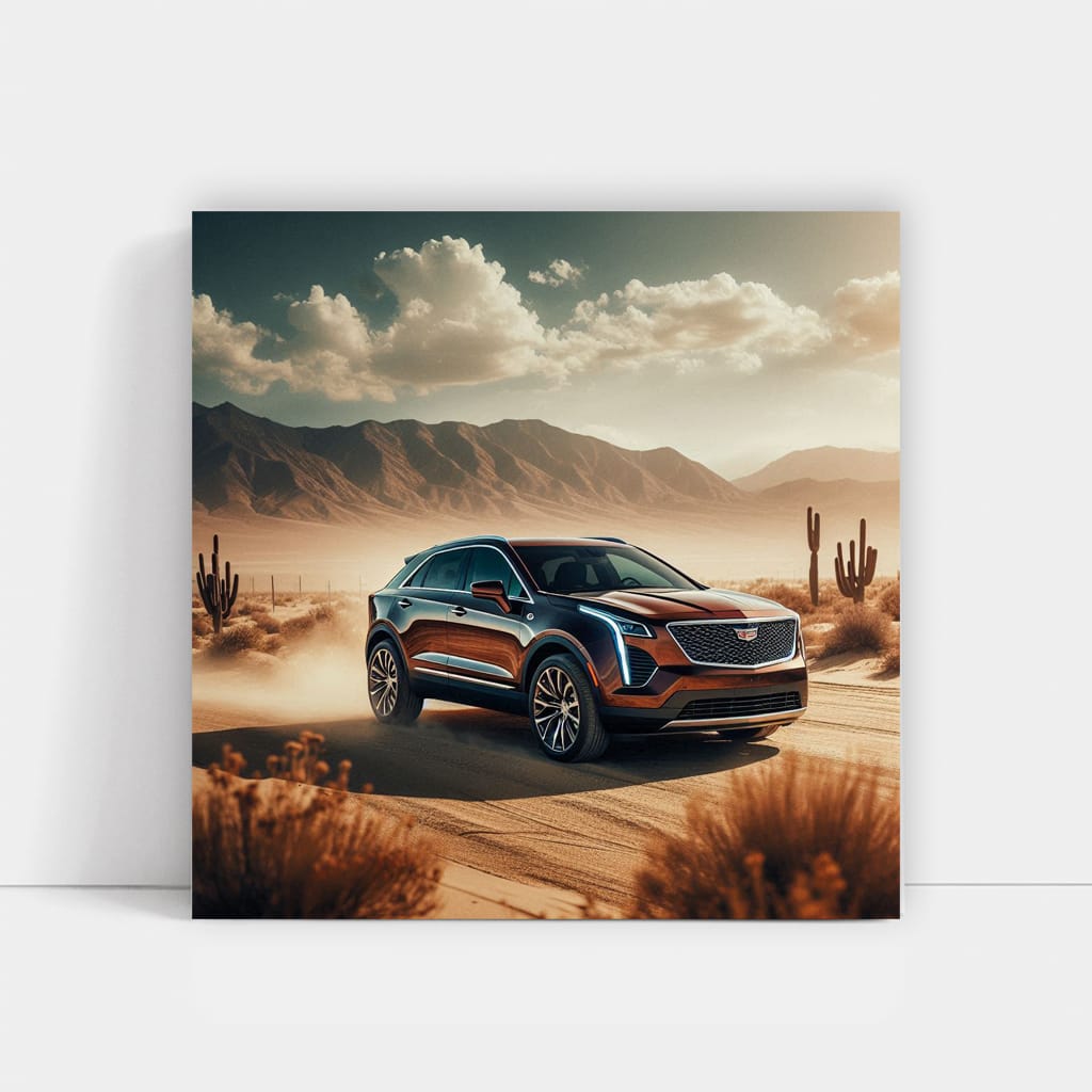 Cadillac XT4 in Desert - Rugged Elegance in Motion